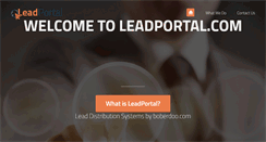 Desktop Screenshot of leadportal.com