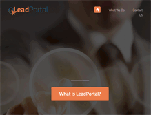 Tablet Screenshot of leadportal.com